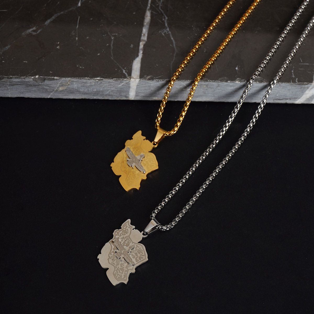 گردنبند طلایی مدل Iran