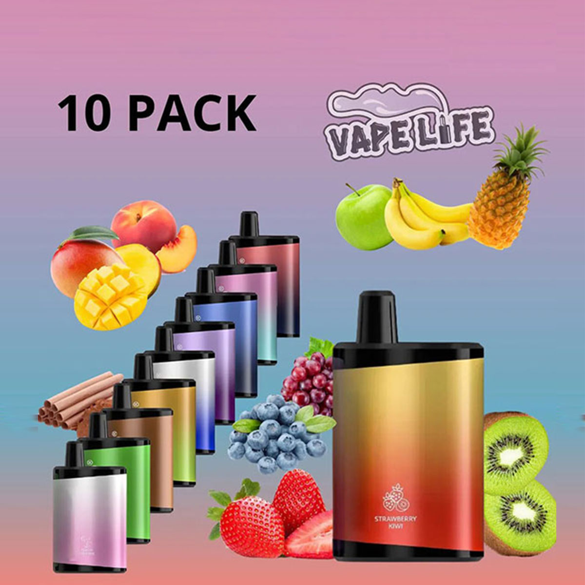 پاد 4000پاف با طعم 2 سیب