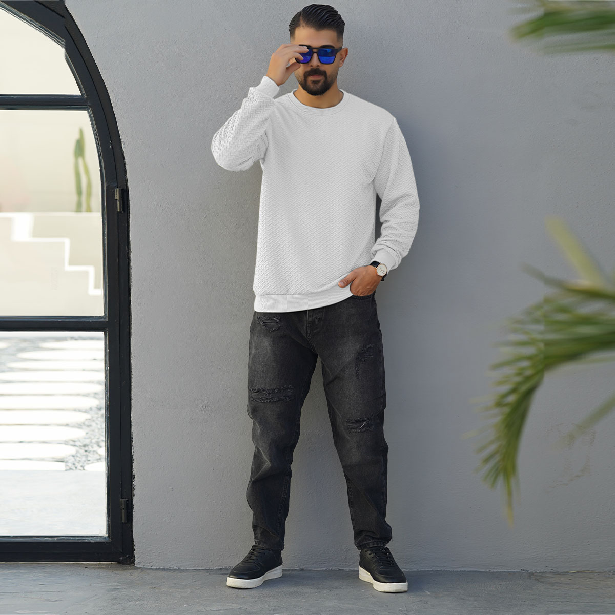 دورس مردانه سفید مدل Sorin