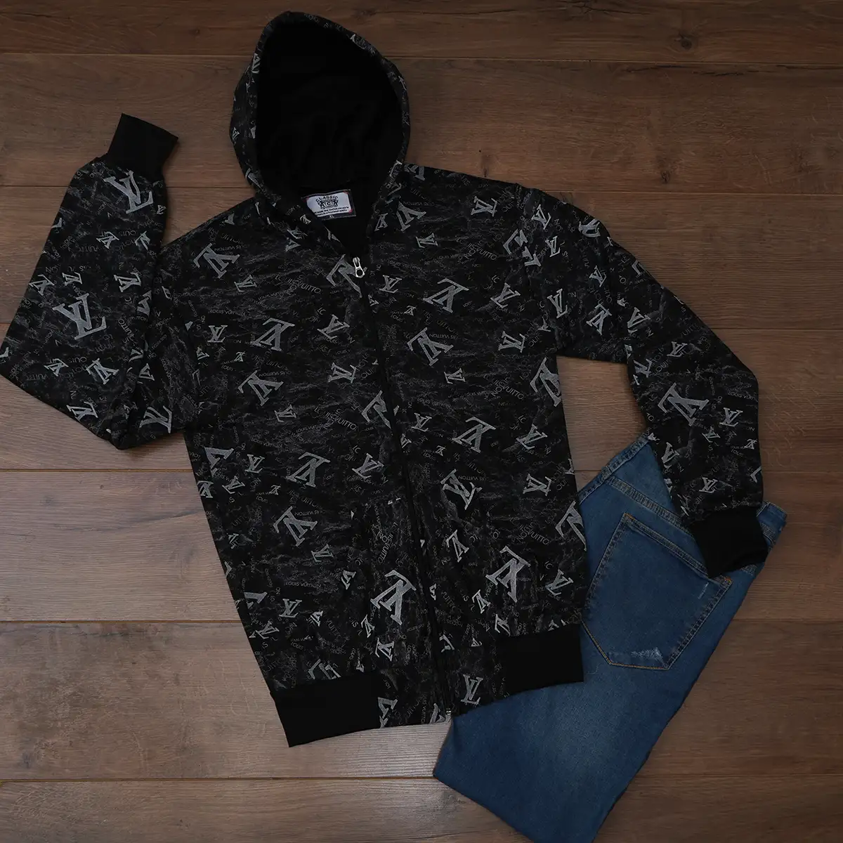 سوییشرت مردانه طرح LV مدل R63