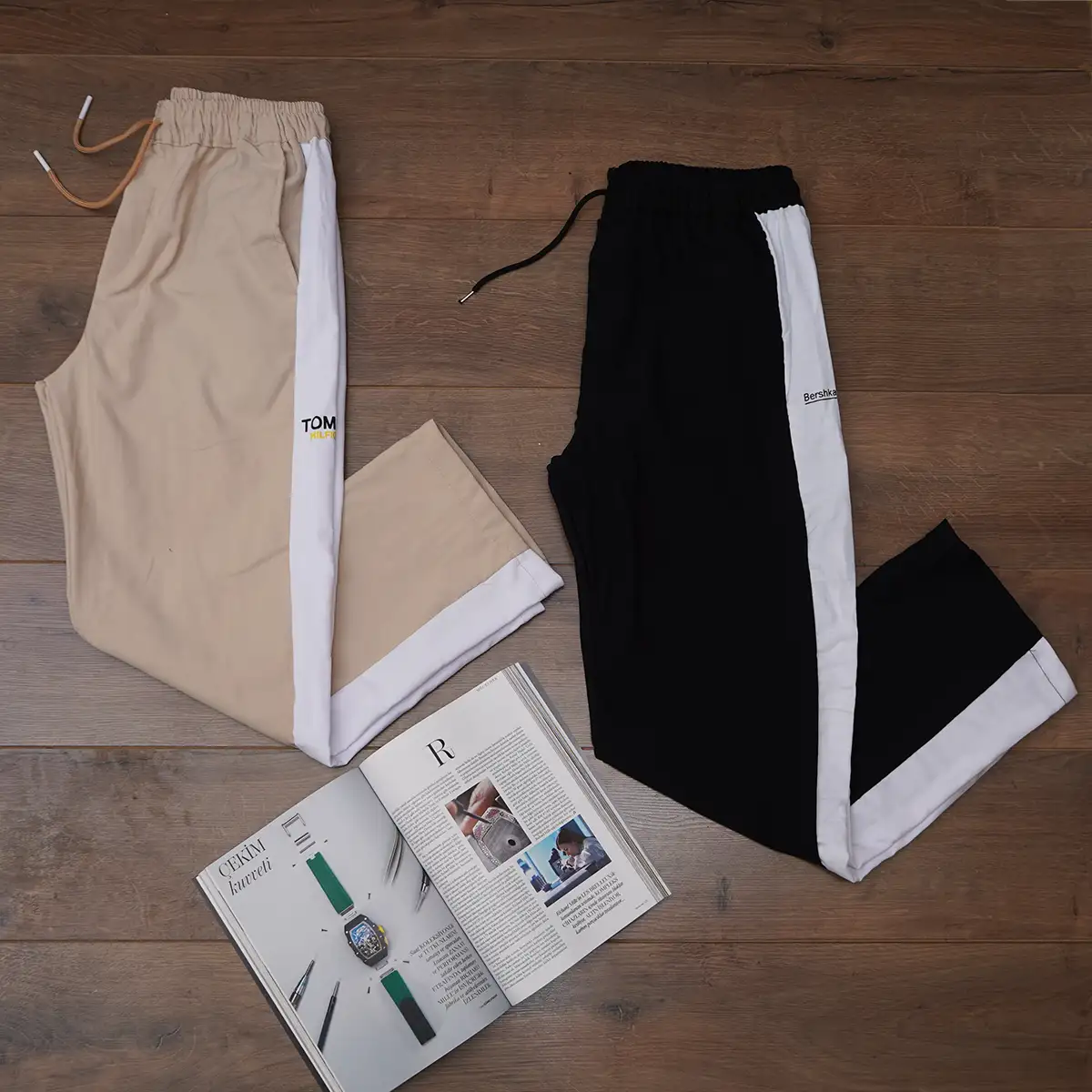 شلوار مردانه کرم مدل Farin