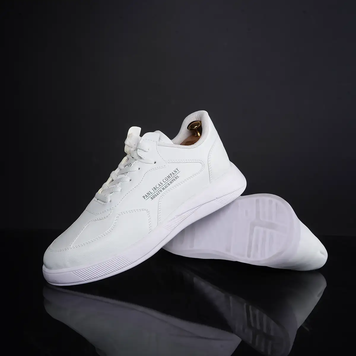 کفش تخت سفید مردانه مدل Anatomic