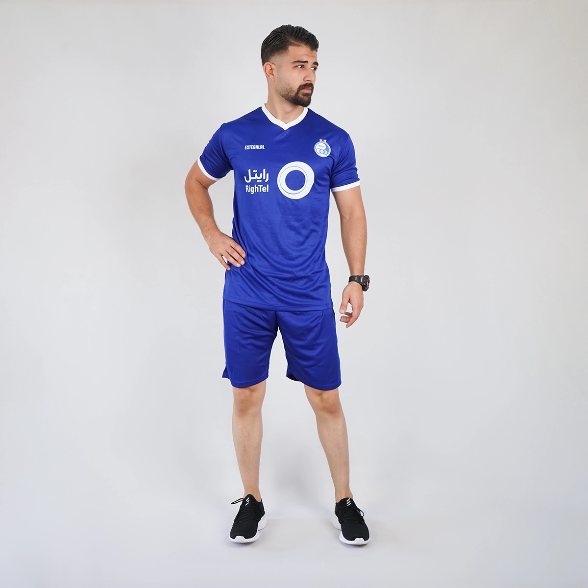 ست تیشرت و شورت استقلال مردانه مدل E2