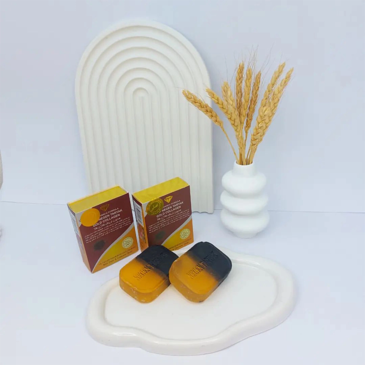 صابون تریاک کلاژن طلا مدل Negin