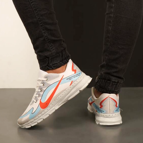 کفش ورزشی مردانه (T) سفید قرمز مدل RAKAN