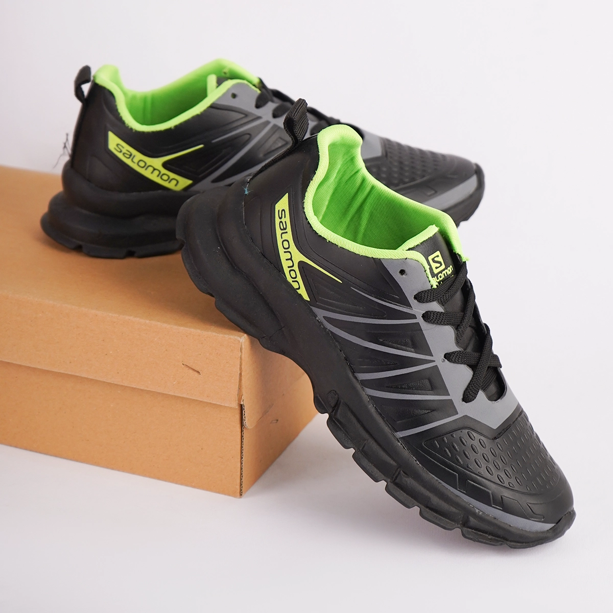 کفش ورزشی مردانه مشکی زیره مشکی مدل Simba