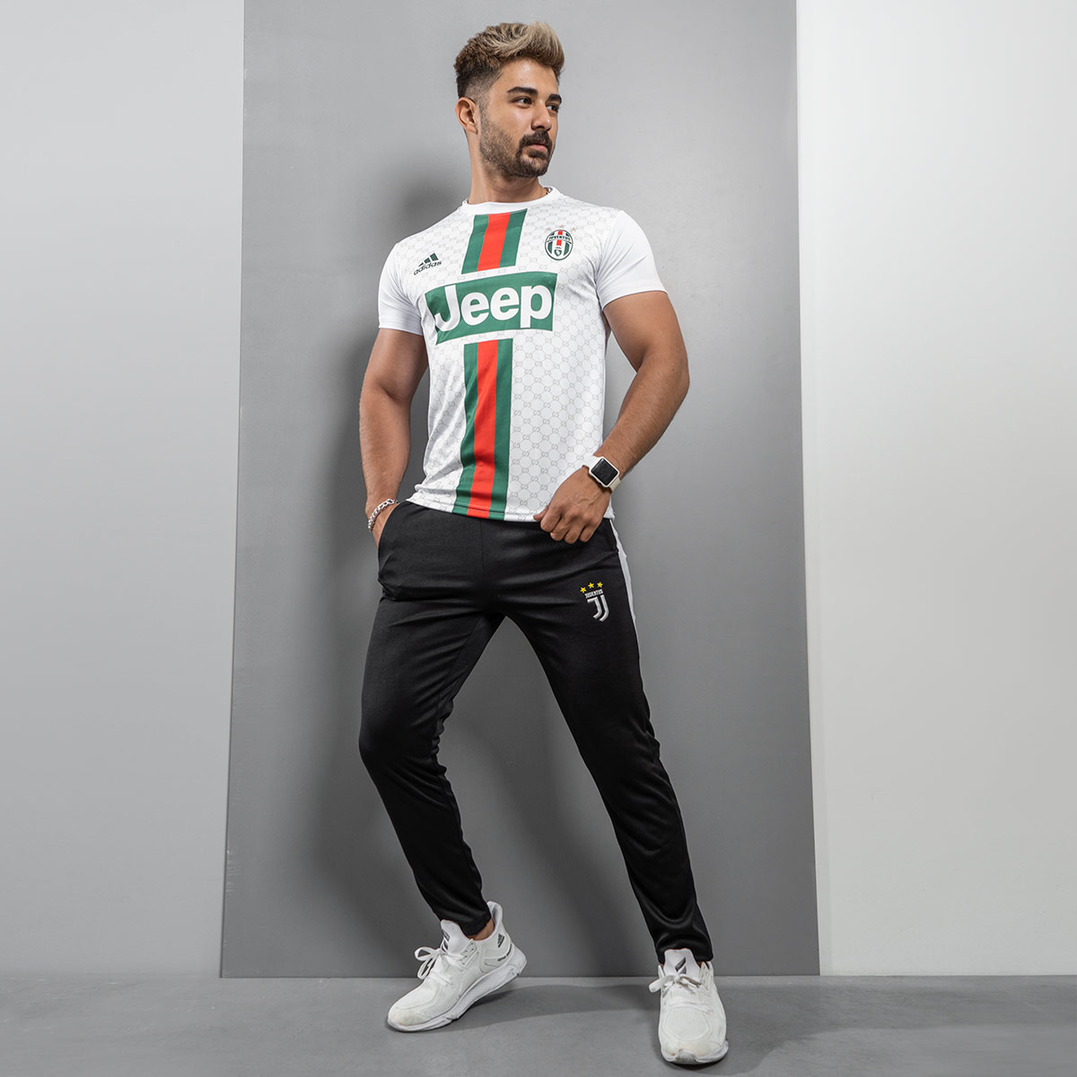 ست تیشرت شلوار یوونتوس مردانه مدل Yani