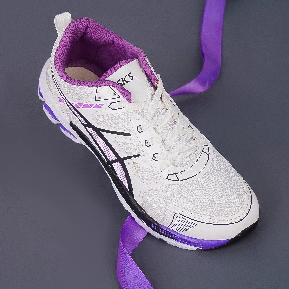 کفش ورزشی مردانه سفید بنفش مدلRadman