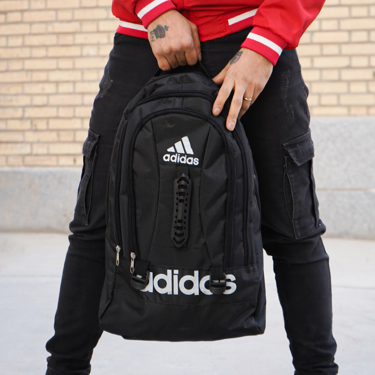 کوله پشتی مشکی Adidas مدل Ronix