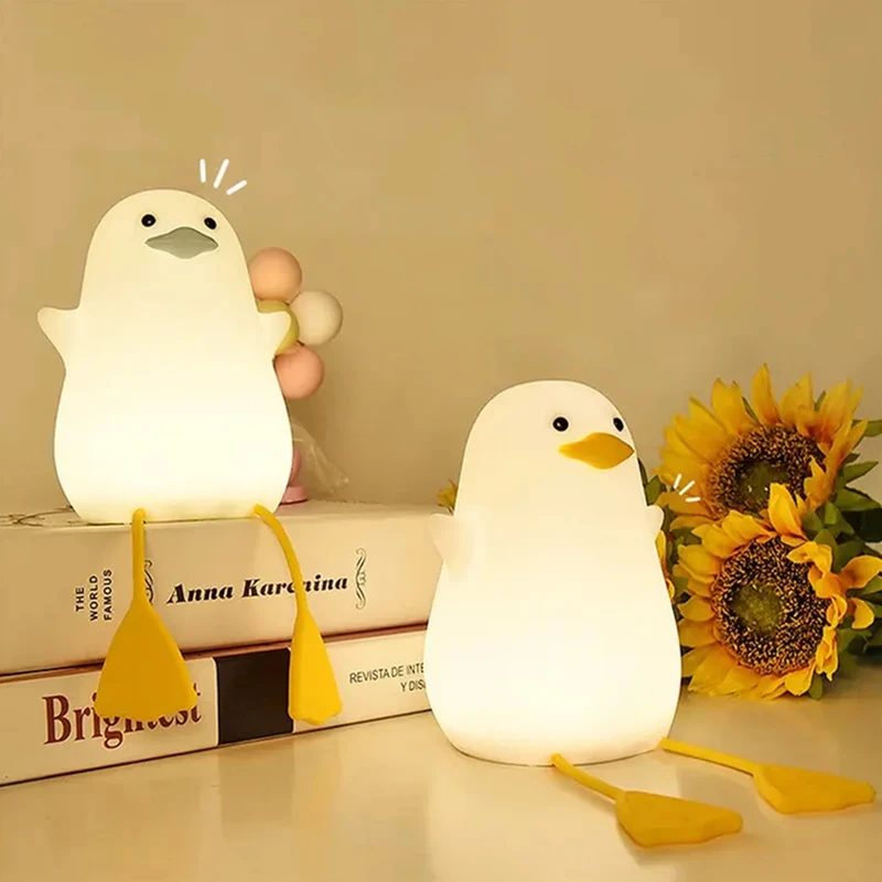 چراغ خواب لمسی اردک نشسته مدل ZH-117