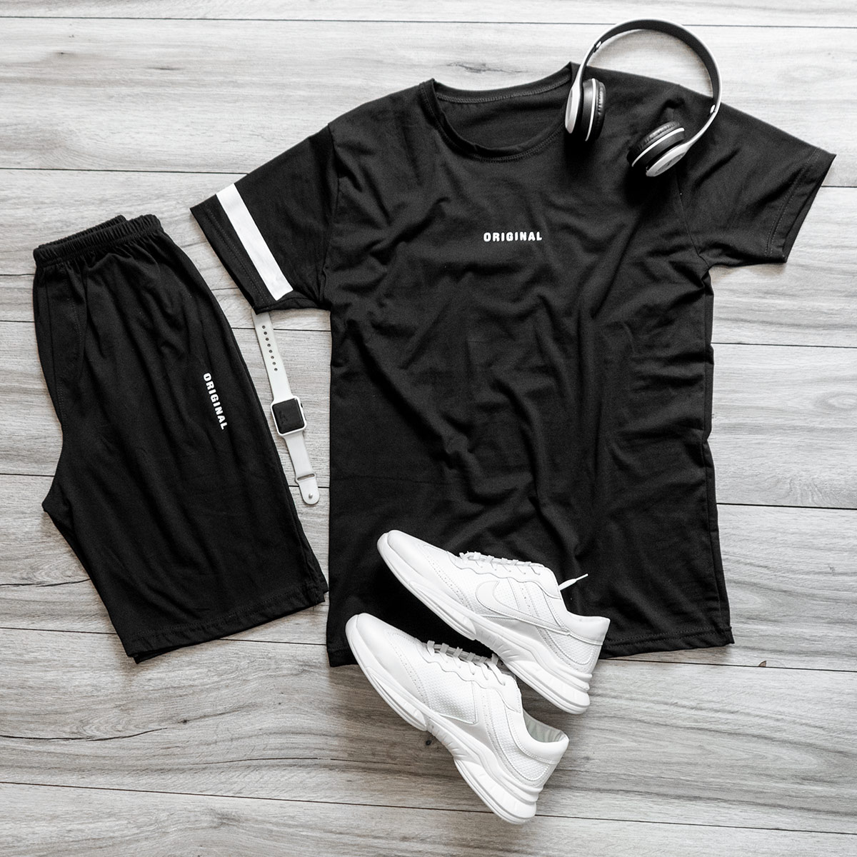 ست تیشرت شلوارک مردانه مدل Amot