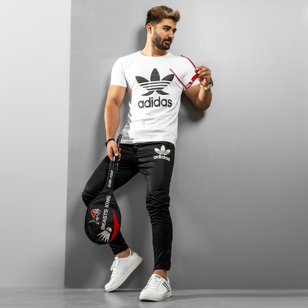 ست تیشرت شلوار Adidas مردانه مدل Rambod