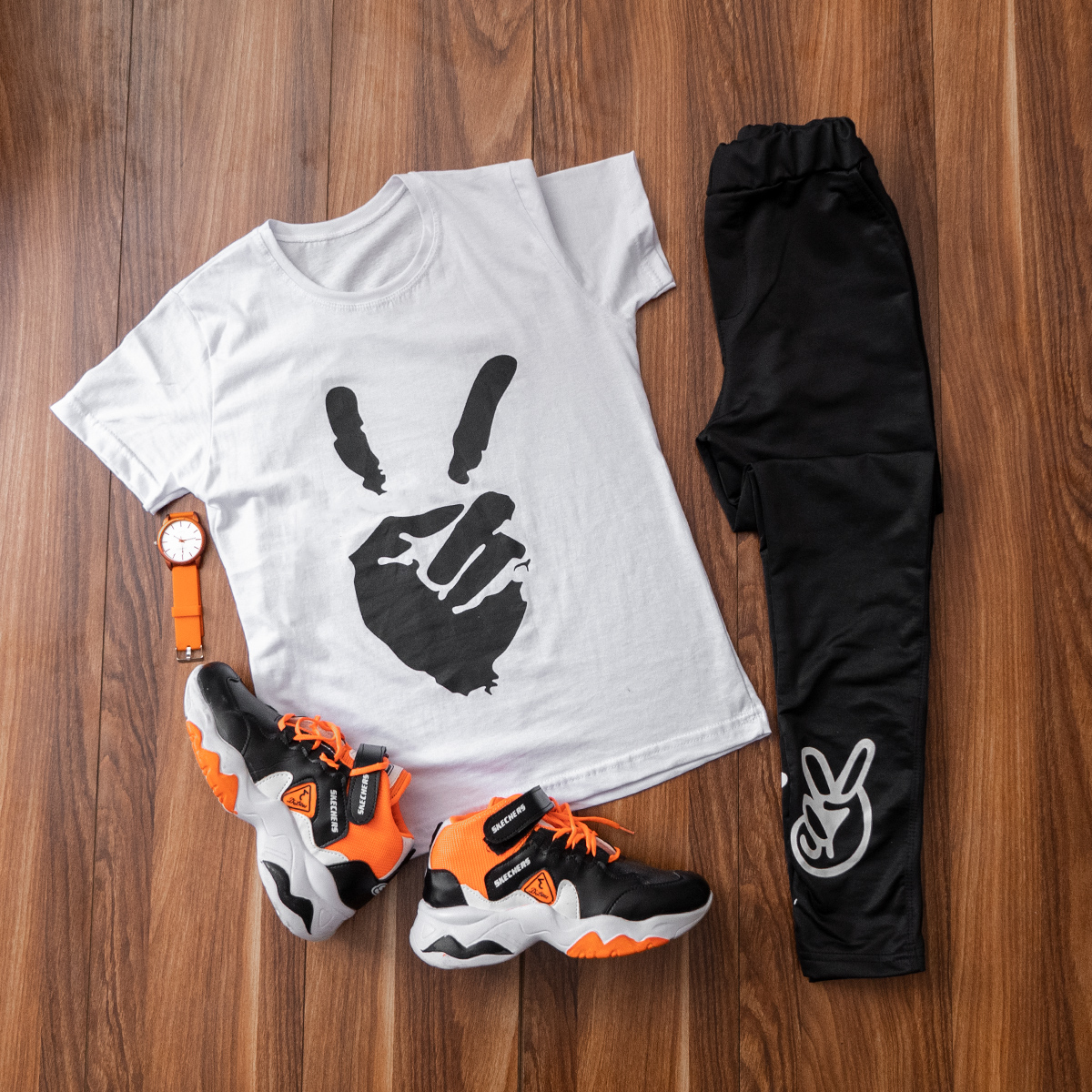 ست تیشرت شلوار بچگانه مدل Z150