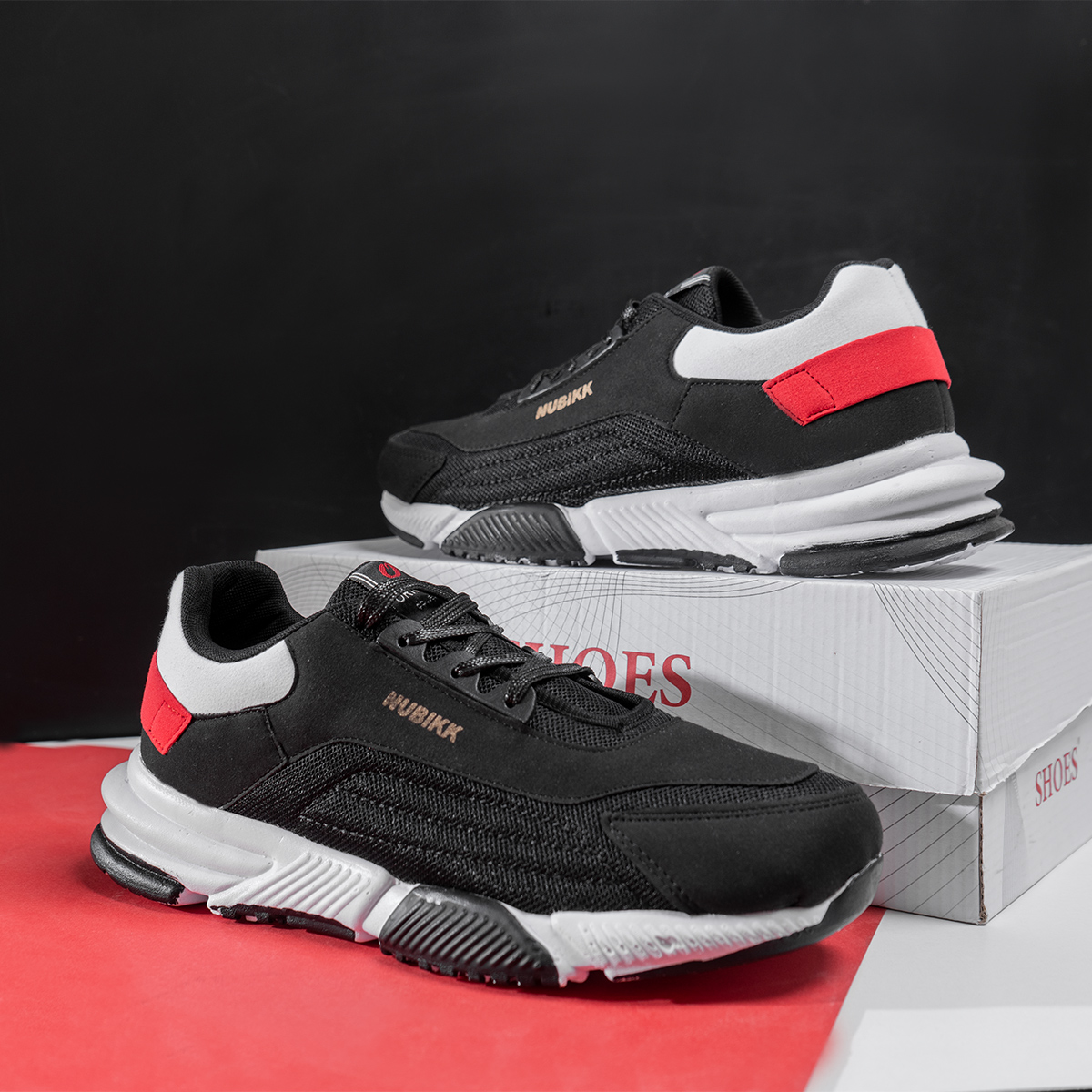 کفش ورزشی Nubikkمردانه مشکی مدل Garison