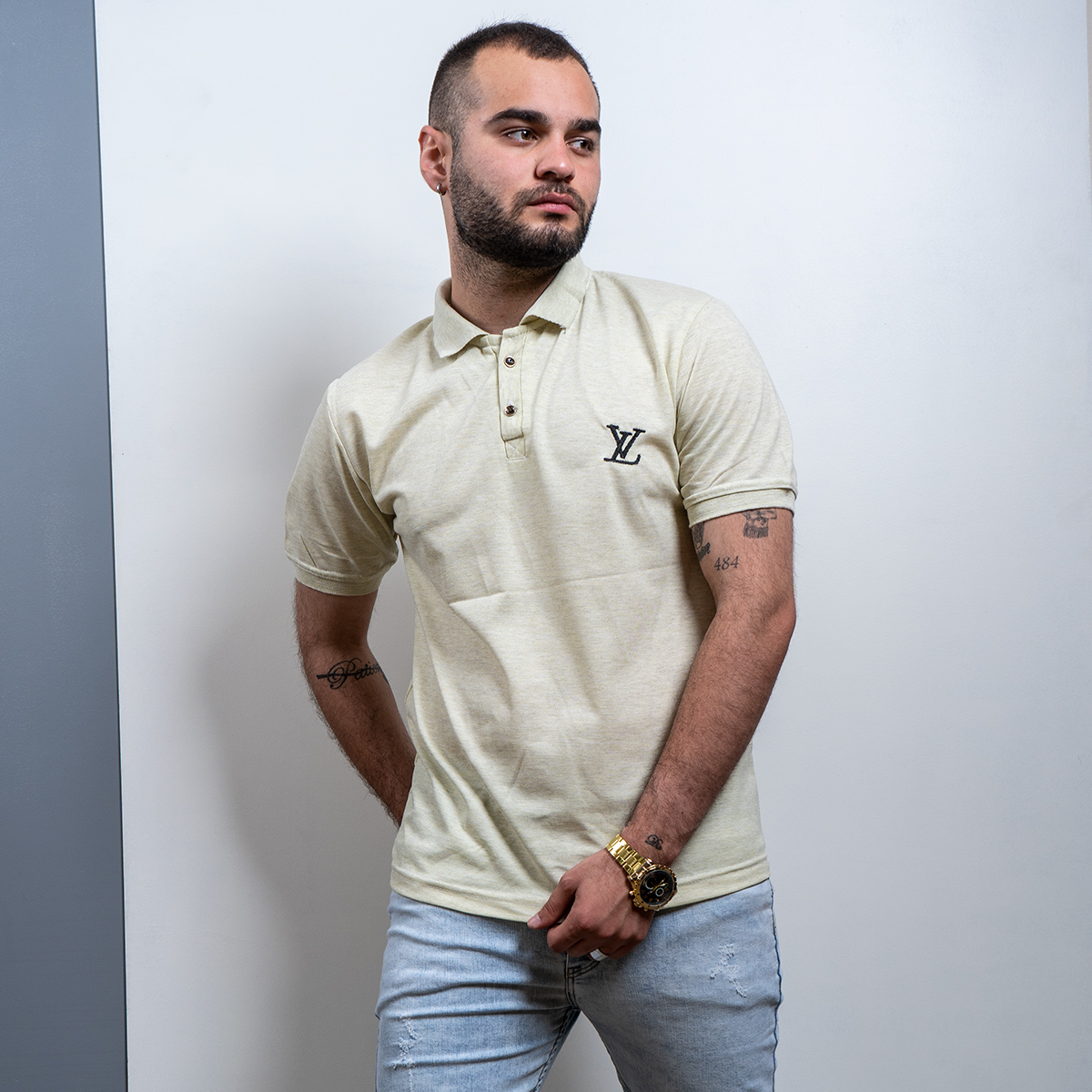 تیشرت جودون سبز مردانه LV(T)