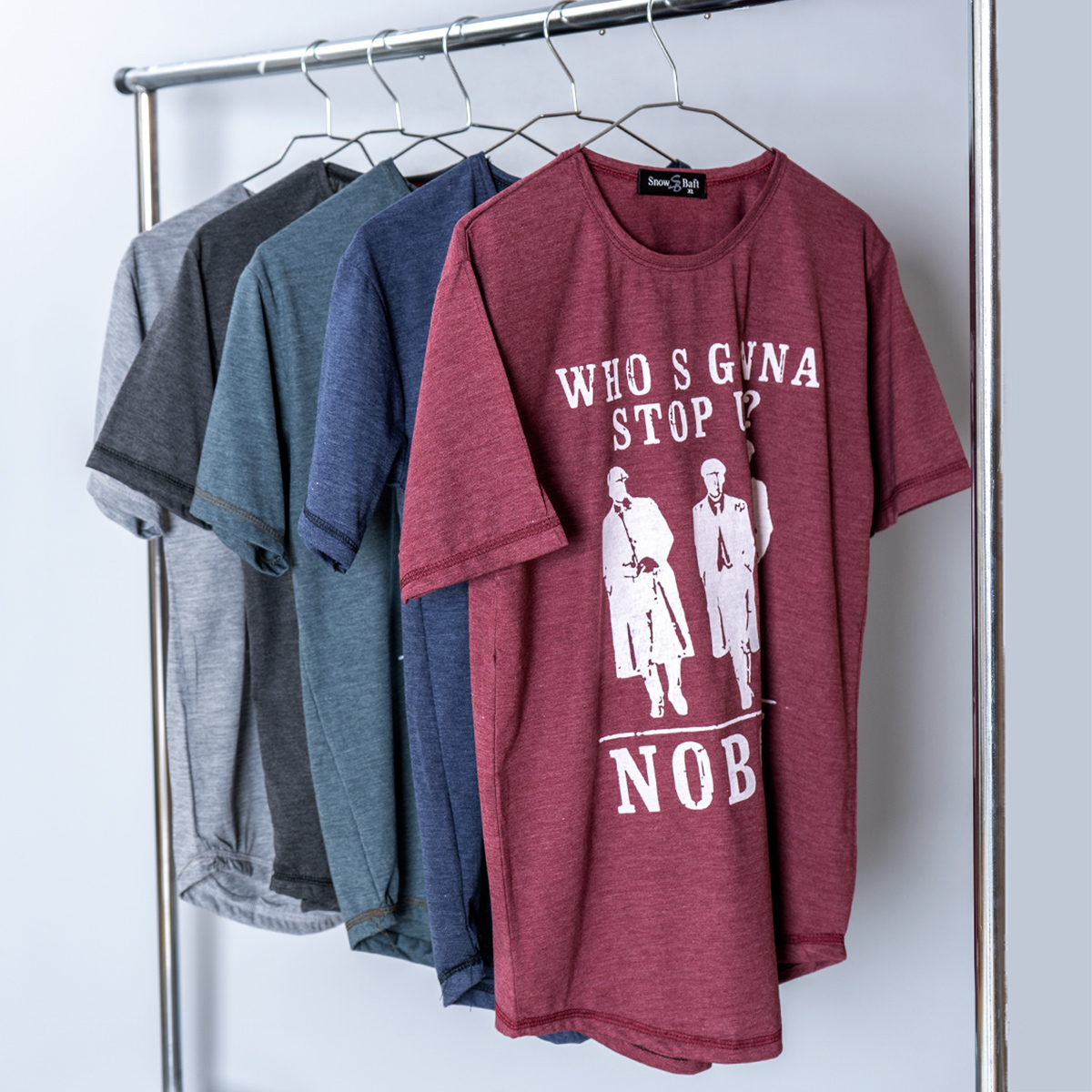 تیشرت NOBODY مردانه سبز مدل Montez