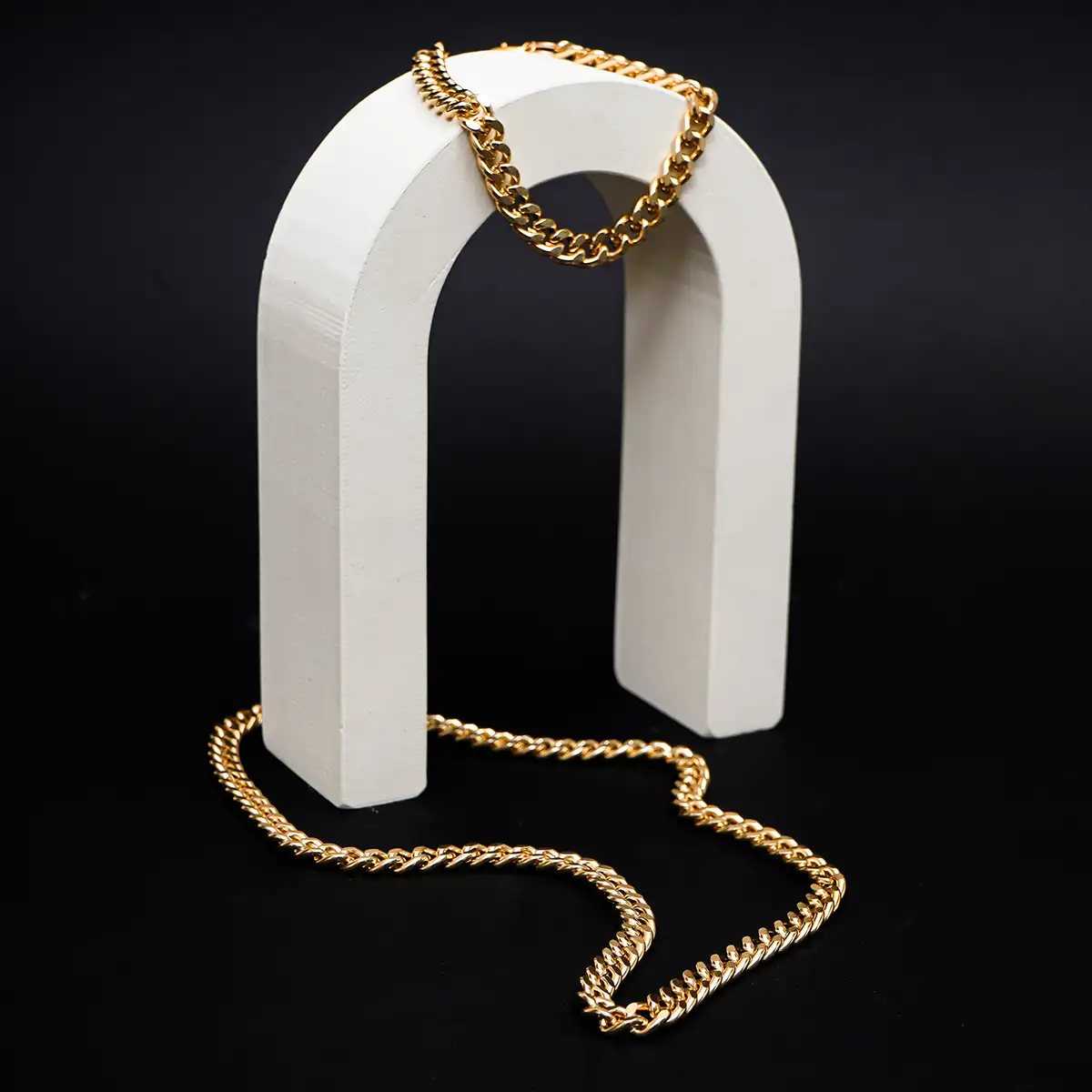 نیم ست Cartier مردانه طلایی مدل Zoris