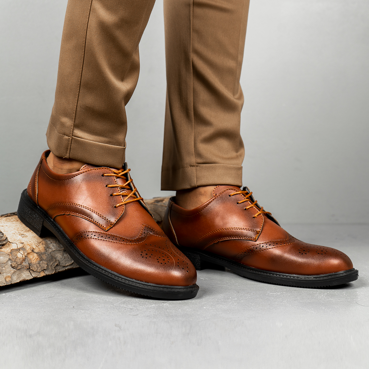 کفش رسمی مردانه قهوه ای مدل Ecco