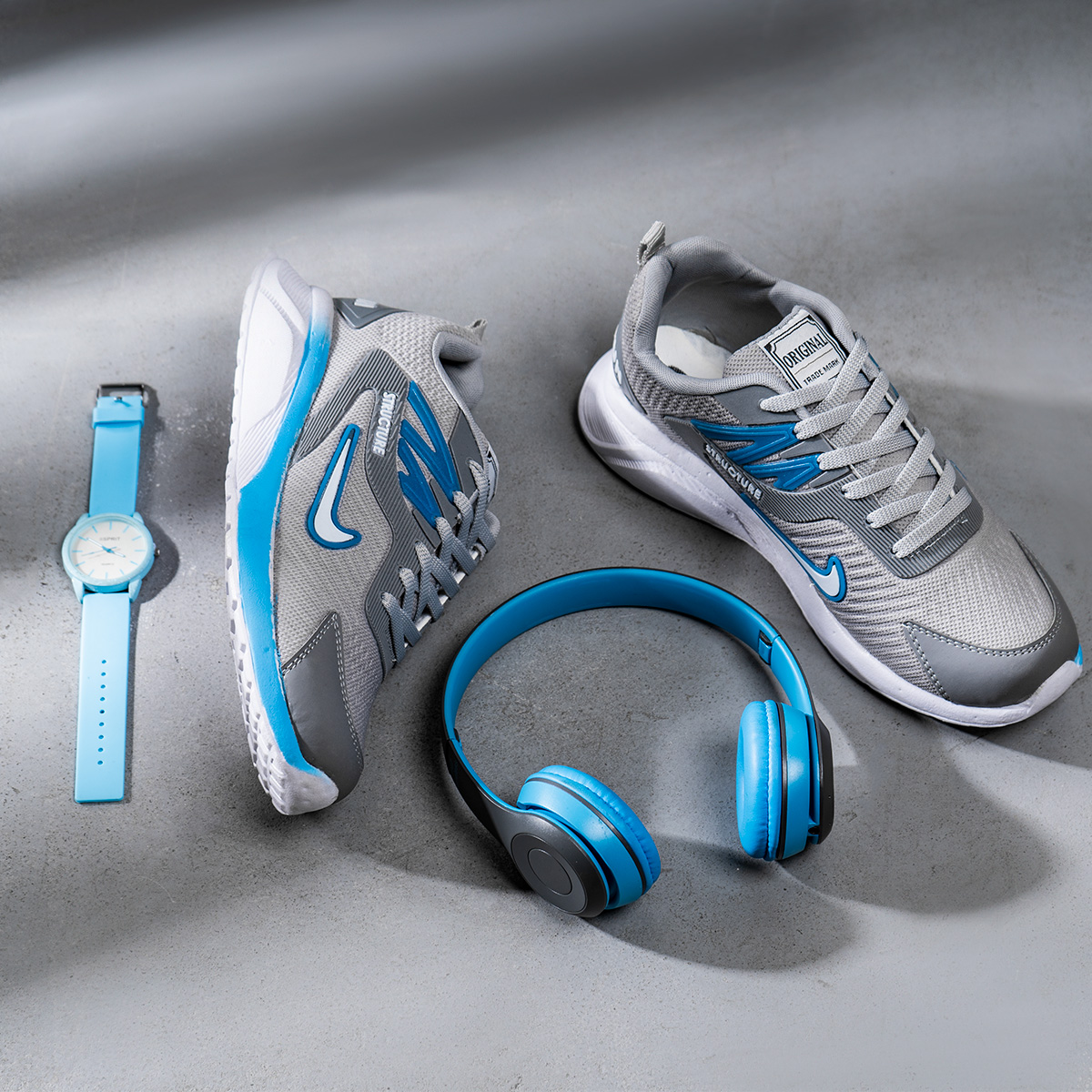 کفش ورزشی Nike Structure مردانه طوسی آبی مدلZomit