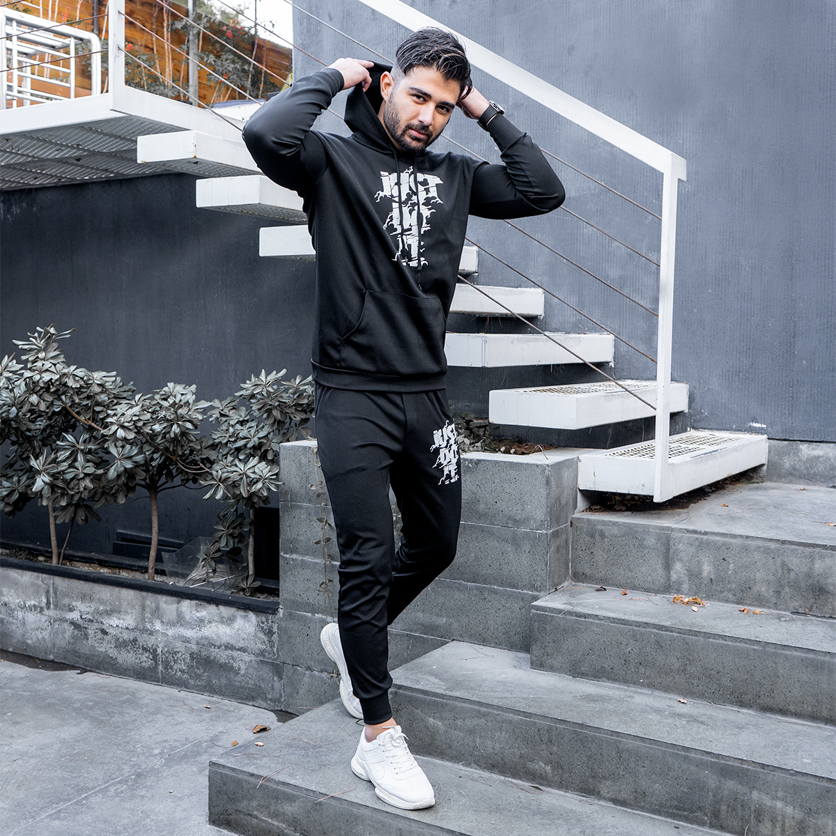 ست هودی شلوار Just Do It مردانه مدلFoji